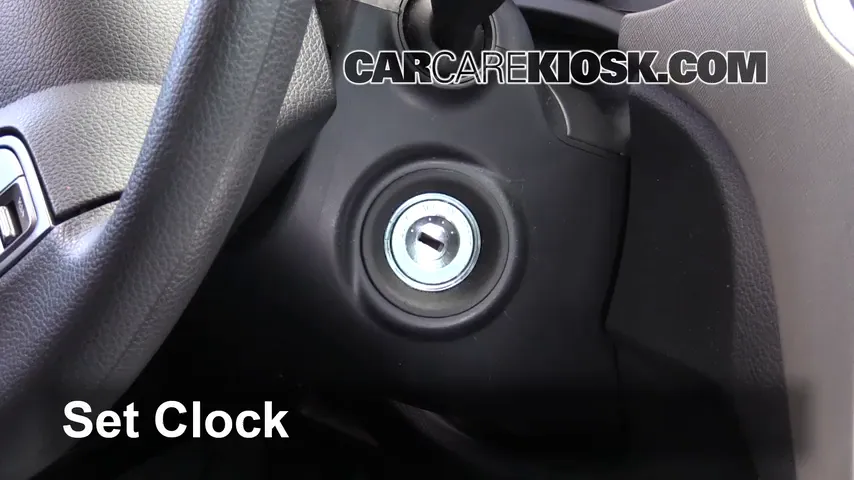 2017 Hyundai Santa Fe SE 3.3L V6 Clock Set Clock